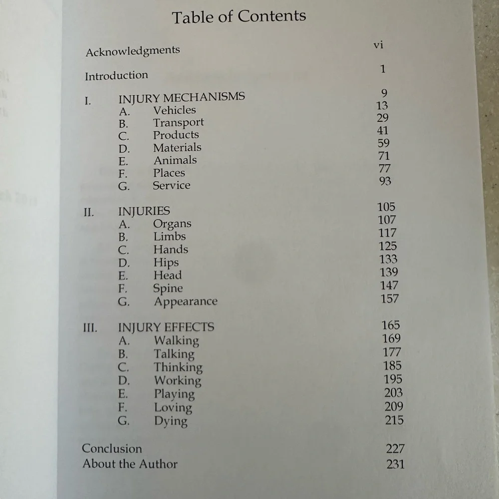 Injured-Seriously Personal Injuries & Their Mechanisms & Effects Book N P Miller - Picture 8 of 15